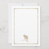 Bohoフレームシャワー 招待状 (裏面)