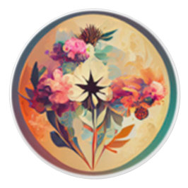 Bohoフローラインアーストーン セラミックノブ