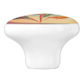 Bohoフローラインアーストーン セラミックノブ (側面)