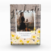 Bohoフローラウッドミュージック卒業フォトブロック フォトブロック (正面)