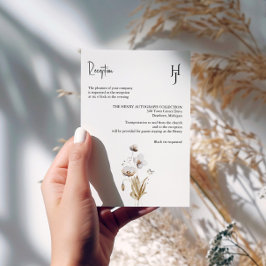 Bohoフローラエンクロージャカー結婚ド – の詳細 エンクロージャーカード