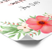 Bohoフローラキリスト教聖書第12章45節 ポスター (角)