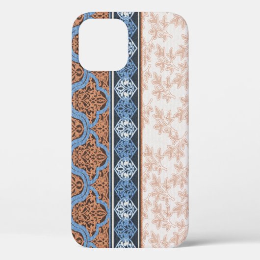 Bohoフローラストライプ:エスニックシームレスコレクション Case-Mate iPhoneケース (裏面)