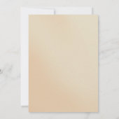 Bohoフローラデジタル結婚秋 招待状 (裏面)