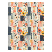 Bohoフローラパッチワークキッチン テーブルクロス (正面)