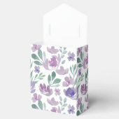 Bohoフローラパープルウォーター色ありがとうござ結婚いさんのFa フェイバーボックス (オープン)