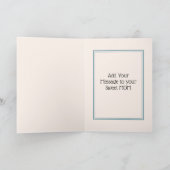 Bohoフローラピンクマザーズの日 カード (内部)