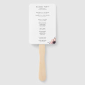 Bohoフローラピ結婚ンク式プログラム ハンドファン (裏面)