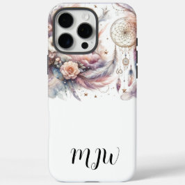 BohoフローラフェザーiPhone / iPadケース iPhone 16 Pro Maxケース