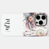 BohoフローラフェザーiPhone / iPadケース Case-Mate iPhoneケース (裏面 (横))