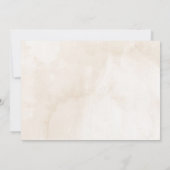 Bohoフローラブランチ&バブリーブライダルシャワー写真 招待状 (裏面)