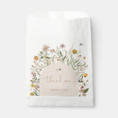 Bohoフローラベビーシャワーありがとう フェイバーバッグ (正面)