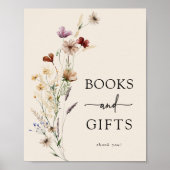 Bohoフローラベビーシャワーポスター ポスター (正面)