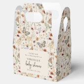 Bohoフローラベビーシャワー フェイバーボックス (オープン)