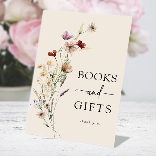 Bohoフローラベビーシャワー 台座サイン