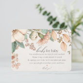 bohoフローラベビー書挿入 エンクロージャーカード (スタンド正面)