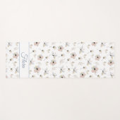 Bohoフローラモダンカスタマイズ可能ヨガマット ヨガマット (正面(横))