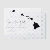 Bohoフローララインアートテラコッタアーチ日付を保存 ベラム紙招待状 (オフセット (招待状))