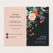 Bohoフローラリッププロダクトディストリビューターのヒントとトリック 名刺 (外部フラット)