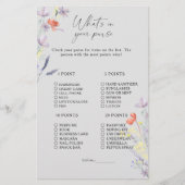 Bohoフローラ何が財布ゲームに入っている (正面)