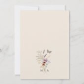 Bohoフローラ保存日付 セーブザデート (裏面)