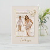Bohoフローラ写真結婚の皆様に感謝 サンキューカード (スタンド正面)