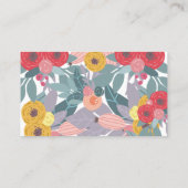 Bohoフローラ名刺 名刺 (裏面)