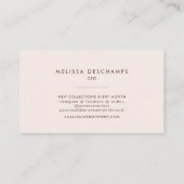 Bohoフローラ名刺 名刺 (裏面)