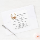 Bohoフローラ小麦原料粉パンコテージ法食品 スクエアシール (封筒)