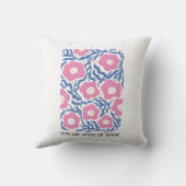 Bohoフローラ引用文「You Made Of魔法」 クッション (裏面)