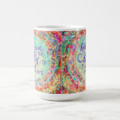 Bohoフローラ最高のまだインスピレーション来がない コーヒーマグカップ (中央)