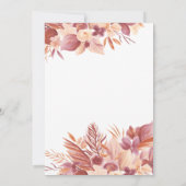 Bohoフローラ最高のアーチ母の母の日 カード (裏面)