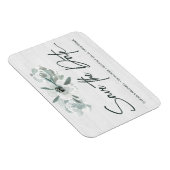 Bohoフローラ水の色日付を保存する手書き マグネット (右側)