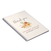 Bohoフローラ水彩先生有難う ノートブック (右側)