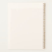 Bohoフローラ水彩先生有難う プランナー手帳 (裏面)