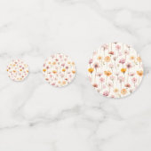 Bohoフローラ水彩野草卒業 コンフェッティ (正面)