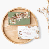 Bohoフローラ男女兼用ブックリクエスト エンクロージャーカード