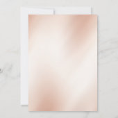 Bohoフローラ秋インラブベビーシャワー 招待状 (裏面)