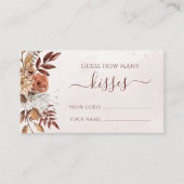 Bohoフローラ秋推測ゲーム数キス エンクロージャーカード (正面)
