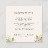 Bohoフローラ秋秋の結婚式エンクロージャカード エンクロージャーカード (正面)