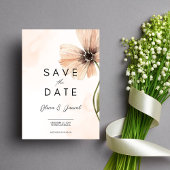 Bohoフローラ素朴秋秋の日付を保存 招待状