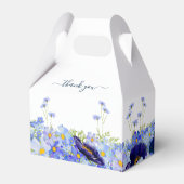 Bohoフローラ結婚の感謝 フェイバーボックス (裏面サイド)