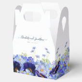 Bohoフローラ結婚の感謝 フェイバーボックス (オープン)