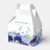 Bohoフローラ結婚の感謝 フェイバーボックス (正面サイド)