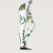 Bohoフローラ鳥レギンススタイリッシュ- Yoga Pants レギンス (右)