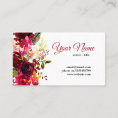 bohoフローラ,フローラ名刺 名刺 (裏面)