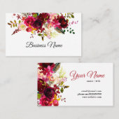 bohoフローラ,フローラ名刺 名刺 (正面/裏面)