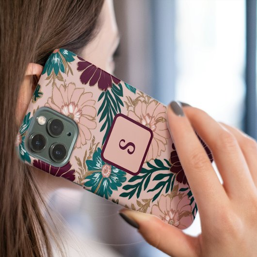 BohoフローラiPhone 16ケース Case-Mate iPhoneケース