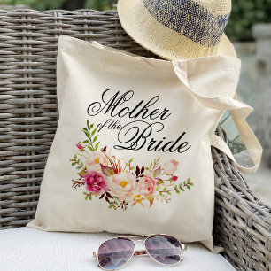 BohoフローラMother of the Bride Customizable トートバッグ