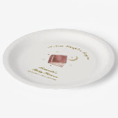 Bohoブックエレガントムーンスター赤ちゃんシャワー ペーパープレート (アングル)